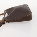 GUCCI Bamboo Hand Bag Leather 2way Brown Gold 001 3444 1638 Auth bs33606-4