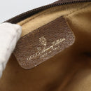 GUCCI GG Supreme Web Sherry Line Bag PVC Beige Gold 89 02 055 Auth bs33607-16