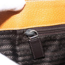 PRADA Hand Bag Canvas Beige Silver Auth bs33611-21