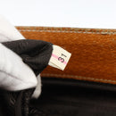 PRADA Hand Bag Canvas Beige Silver Auth bs33611-12