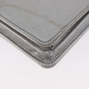 PRADA Schoudertas met kettingband Saffiano leer Zilver Auth bs33612-16