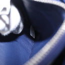 PRADA Umhängetasche Leder Blau Silber Auth bs33613-11
