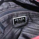 PRADA Hand Bag Nylon Red Silver Auth bs33614-16