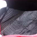 PRADA Hand Bag Nylon Red Silver Auth bs33614-17