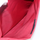 PRADA Hand Bag Nylon Red Silver Auth bs33614-22