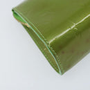 LOUIS VUITTON Monogram Vernis Trousse cosmetics Pouch Green M93649 Auth bs33617-11