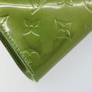 LOUIS VUITTON Monogram Vernis Trousse cosmetics Pouch Green M93649 Auth bs33617-12
