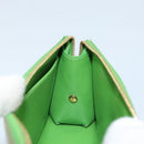 LOUIS VUITTON Monogram Vernis Trousse cosmetics Pouch Green M93649 Auth bs33617-17