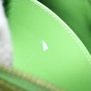 LOUIS VUITTON Monogram Vernis Trousse cosmetics Pouch Green M93649 Auth bs33617-20
