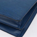 LOUIS VUITTON Epi Capuchin Shoulder Bag Blue M52345 LV Auth bs33618-16