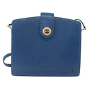 LOUIS VUITTON Epi Capuchin Shoulder Bag Blue M52345 LV Auth bs33618-13