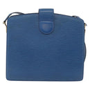 LOUIS VUITTON Epi Capuchin Shoulder Bag Blue M52345 LV Auth bs33618-2