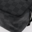 LOUIS VUITTON Damier Graphite Toilet Pouch Clutch Bag N47625 LV Auth bs33619-11