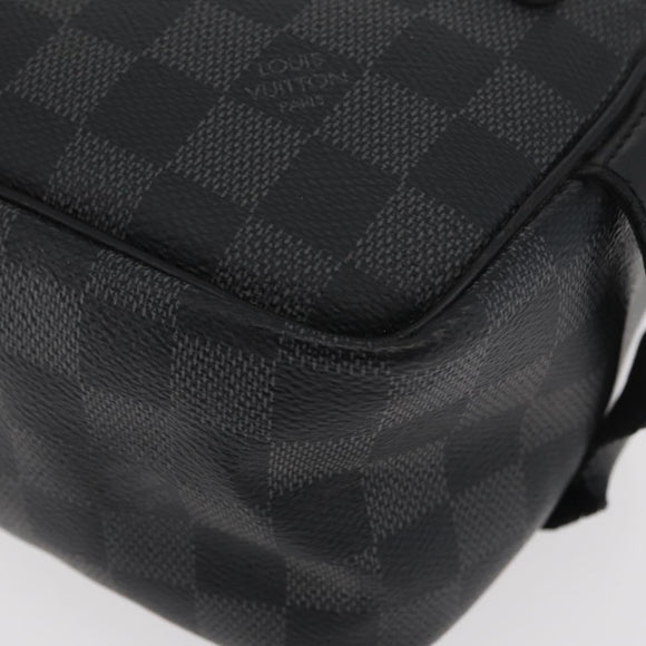 LOUIS VUITTON Damier Graphite Toilet Pouch Clutch Bag N47625 LV Auth bs33619