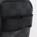 LOUIS VUITTON Damier Graphite Toilet Pouch Clutch Bag N47625 LV Auth bs33619-12