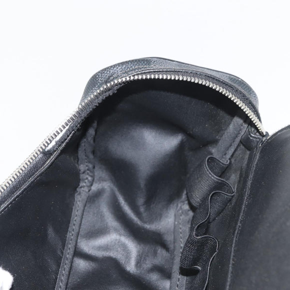 LOUIS VUITTON Damier Graphite Toilet Pouch Clutch Bag N47625 LV Auth bs33619