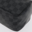 LOUIS VUITTON Damier Graphite Toilet Pouch Clutch Bag N47625 LV Auth bs33619-9