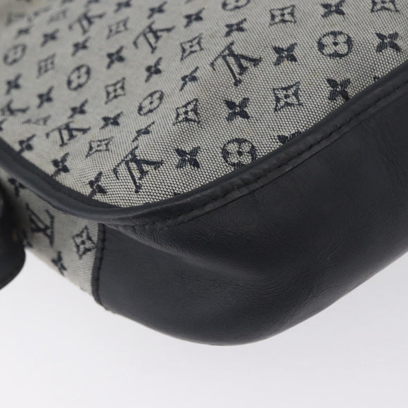 LOUIS VUITTON Monogram Mini Belanger Shoulder Bag Blue M92670 LV Auth bs33620