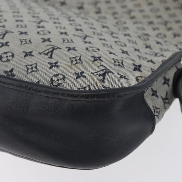 LOUIS VUITTON Monogram Mini Belanger Shoulder Bag Blue M92670 LV Auth bs33620