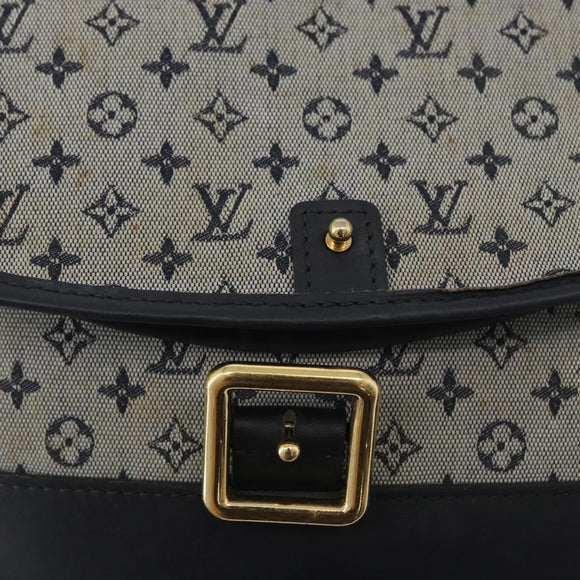 LOUIS VUITTON Monogram Mini Belanger Shoulder Bag Blue M92670 LV Auth bs33620