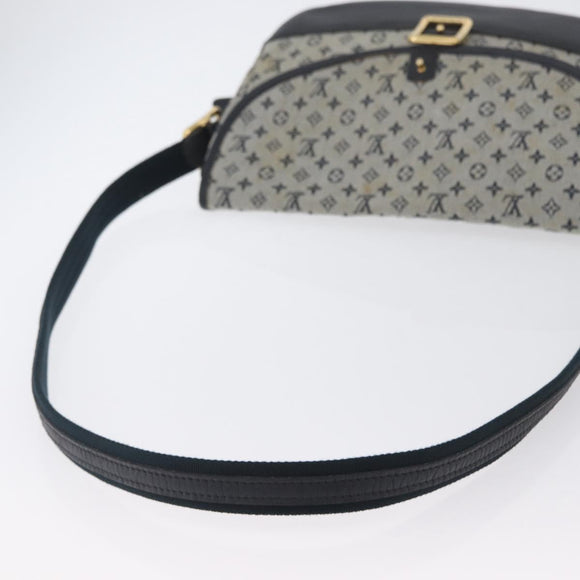 LOUIS VUITTON Monogram Mini Belanger Shoulder Bag Blue M92670 LV Auth bs33620