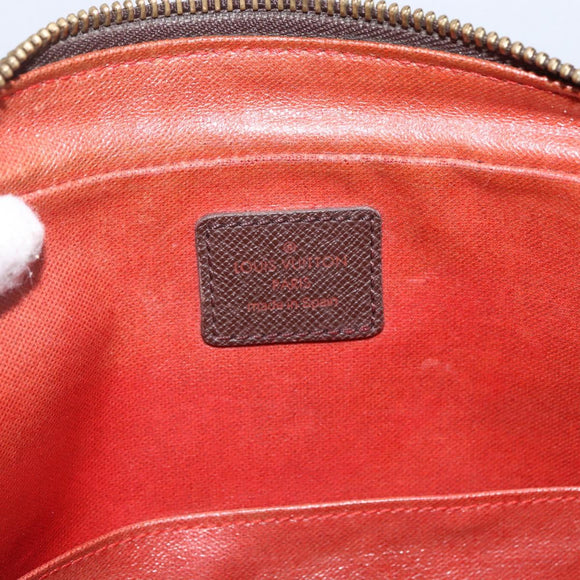 LOUIS VUITTON Damier Ebene Trousse Toilette Clutch Bag N47623 LV Auth bs33621