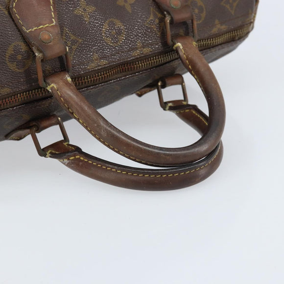 LOUIS VUITTON Monogram Speedy 30 Hand Bag M41526 LV Auth bs33625