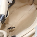 Chloe Woody Mini Hand Bag Canvas Beige Auth bs33627-11
