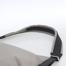 Salvatore Ferragamo Shoulder Bag Nylon Gray Silver Auth bs33629-8