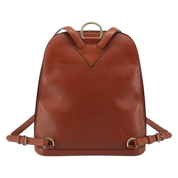 LOUIS VUITTON Epi Gobelins Rucksack Braun Kenia M52293 LV Auth bs33637