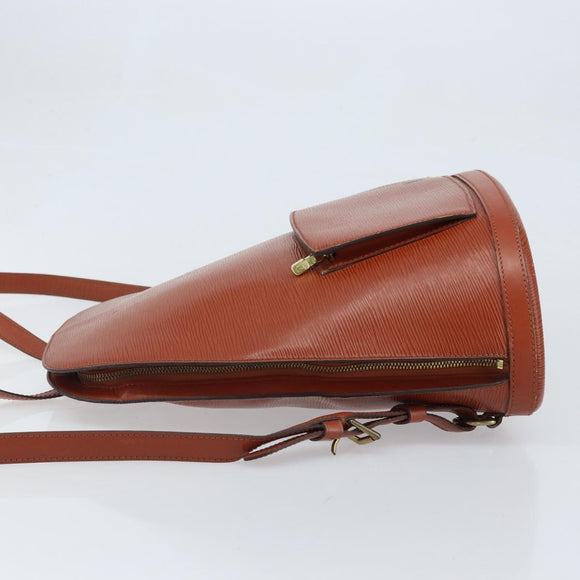 LOUIS VUITTON Epi Gobelins Rucksack Braun Kenia M52293 LV Auth bs33637