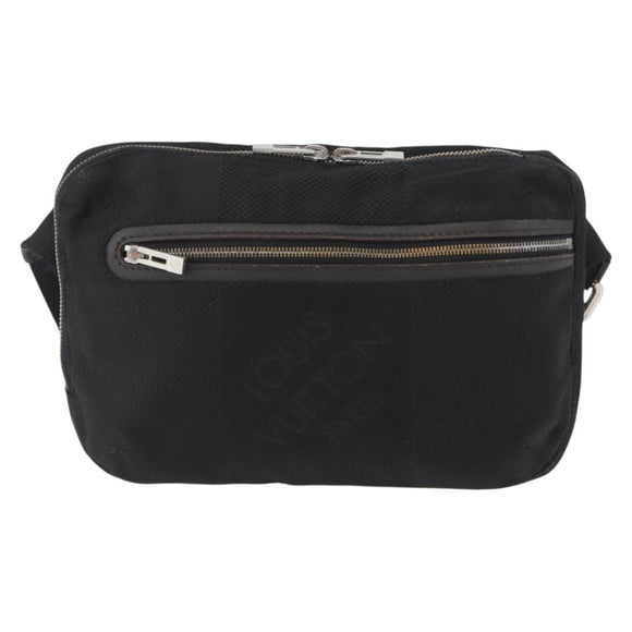 LOUIS VUITTON Damier Geant Arche Body Bag Noir M93021 LV Auth bs33638