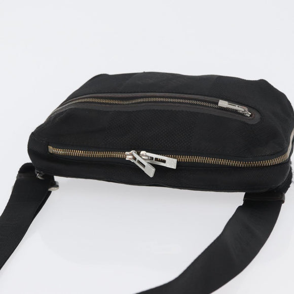 LOUIS VUITTON Damier Geant Arche Body Bag Noir M93021 LV Auth bs33638