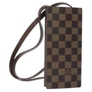 LOUIS VUITTON Damier Laptop PC Brown HC300HC LV Auth bs33639-1