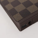 LOUIS VUITTON Damier Laptop PC Brown HC300HC LV Auth bs33639-14