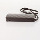 LOUIS VUITTON Damier Laptop PC Brown HC300HC LV Auth bs33639-3