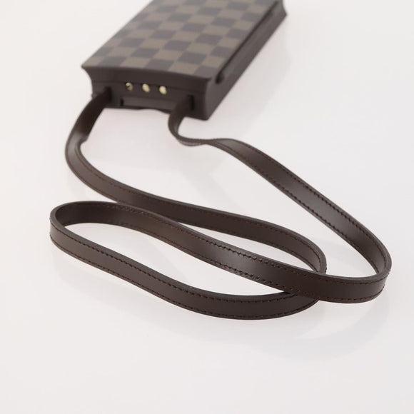 LOUIS VUITTON Damier Laptop PC Brown HC300HC LV Auth bs33639