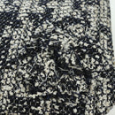 CHANEL Chain Shoulder Bag tweed White Black CC Auth bs33641V-10