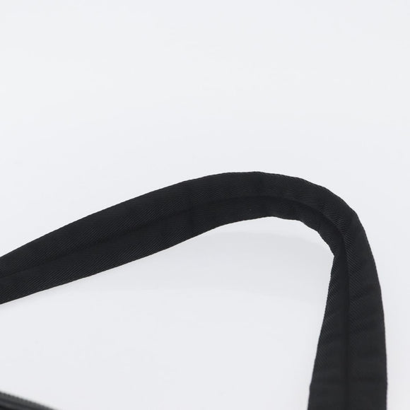 PRADA Shoulder Bag Nylon Black Silver Auth bs33652