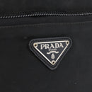 PRADA Shoulder Bag Nylon Black Silver Auth bs33652-20