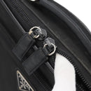 PRADA Shoulder Bag Nylon Black Silver Auth bs33652-9