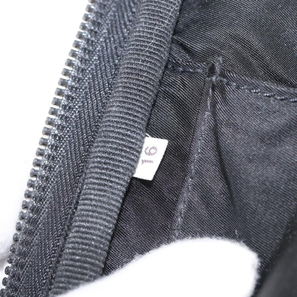 PRADA Shoulder Bag Nylon Black Silver Auth bs33652