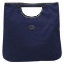 CELINE C Macadam Canvas Hand Bag Navy Auth bs33653-13