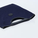 CELINE C Macadam Canvas Hand Bag Navy Auth bs33653-6