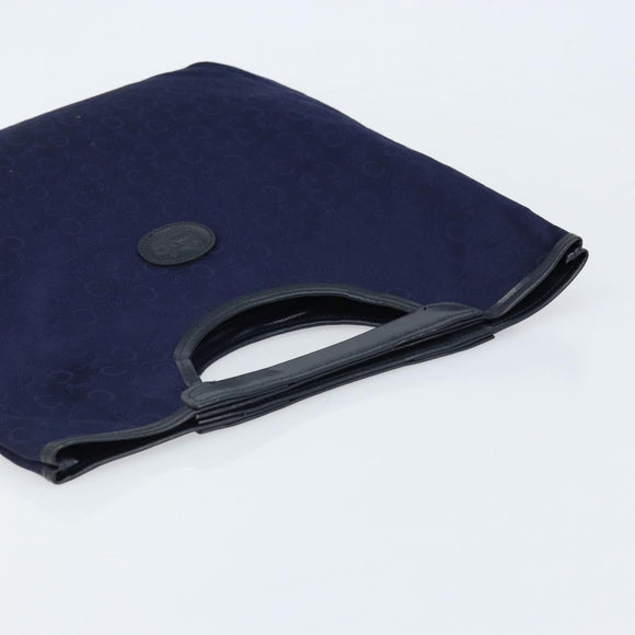 CELINE C Macadam Canvas Hand Bag Navy Auth bs33653