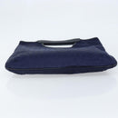 CELINE C Macadam Canvas Hand Bag Navy Auth bs33653-5