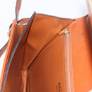 BALLY Shoulder Bag PVC Canvas Black Gold Auth bs33655-21