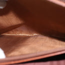 Burberrys Nova Check Hand Bag PVC Beige Gold Auth bs33656-25