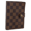 LOUIS VUITTON Damier Ebene Agenda PM Day Planner Cover R20700 LV Auth bs33665-1