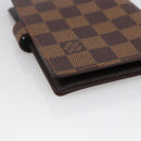 LOUIS VUITTON Damier Ebene Agenda PM Day Planner Cover R20700 LV Auth bs33665-16